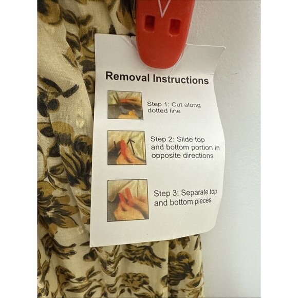 Mac Duggal Size 4 Beige Floral Tiered Ruffled Boho Maxi Dress Gown Cottagecore - Picture 8 of 15